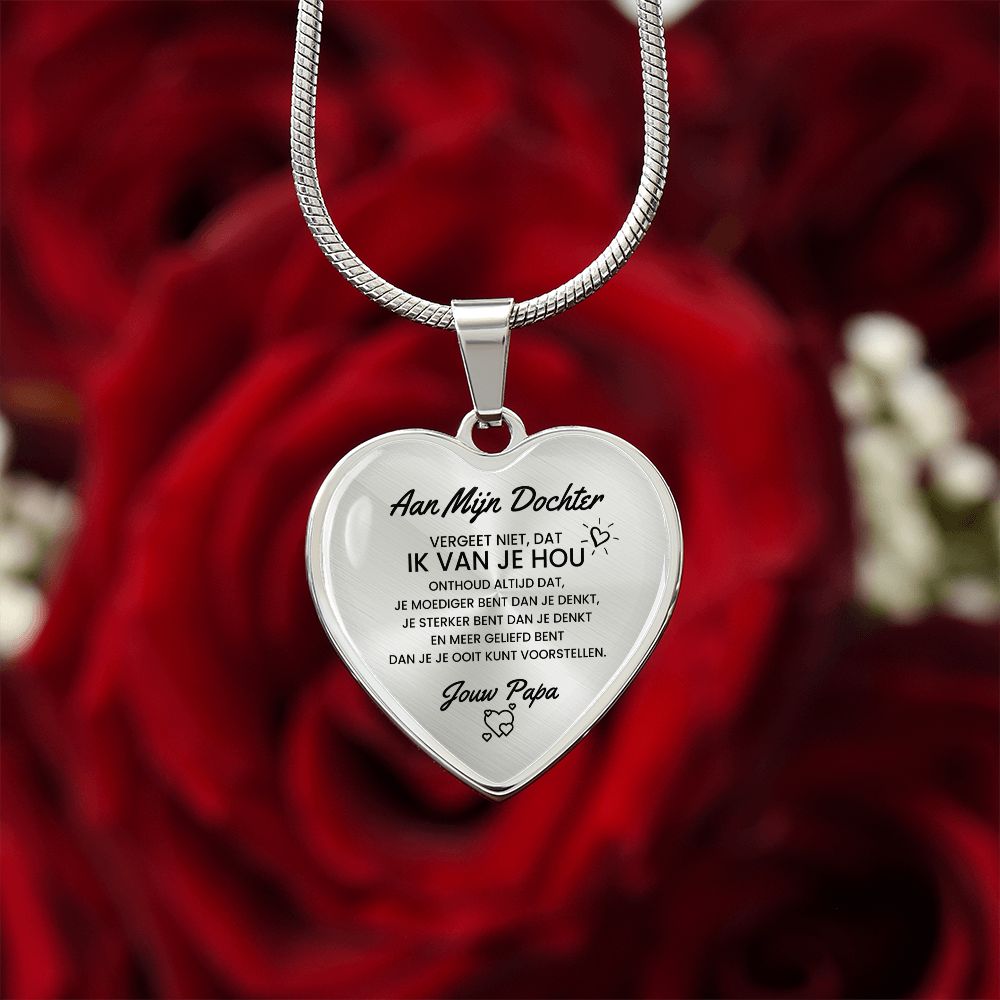 Hart Ketting - Aan Mijn Dochter Van Papa - CustomLove.nl