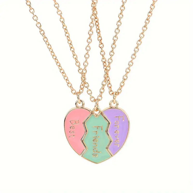 Hart Magnetische BFF Hanger Ketting Set - Cadeaus Voor Vriendin