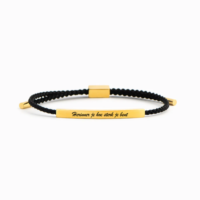 Herinner Je Hoe Sterk Je Bent Buisarmband