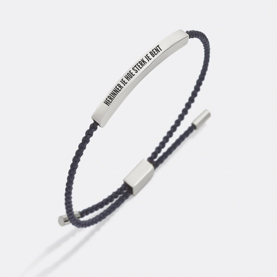 “Herinner Je Hoe Sterk Je Bent” Motivatiearmband