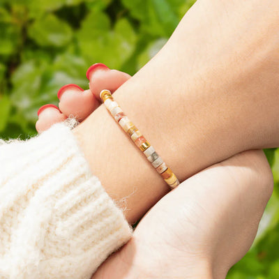 "Het Leven Is Zwaar, Maar Jij Bent Sterker" Armband