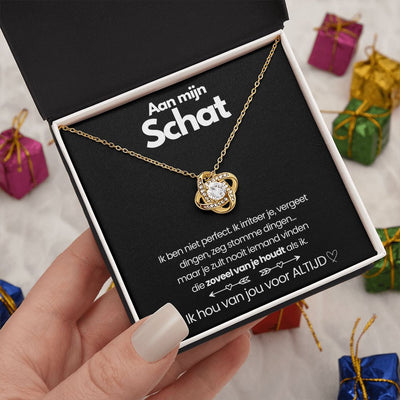 Love Knot Ketting - Aan Mijn Schat - CustomLove.nl