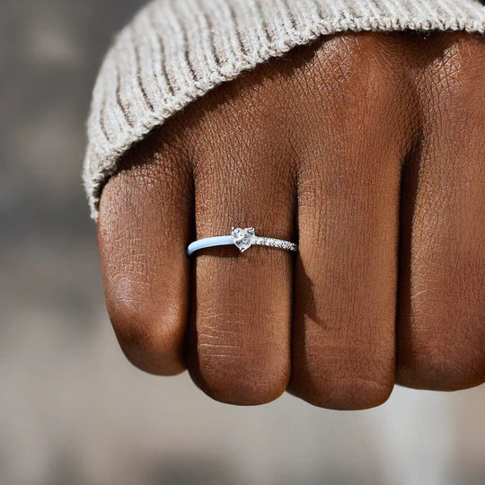 Moeder & Dochter - Voor Altijd in Mijn Hart - Bijpassende Hart Ringen