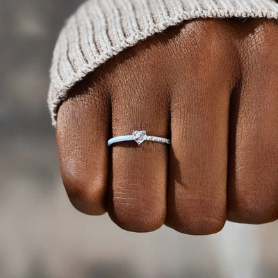 Moeder & Dochter - Voor Altijd in Mijn Hart - Bijpassende Hart Ringen