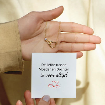 Moeder & Dochter - Infinity Hart Ketting - CustomLove.nl