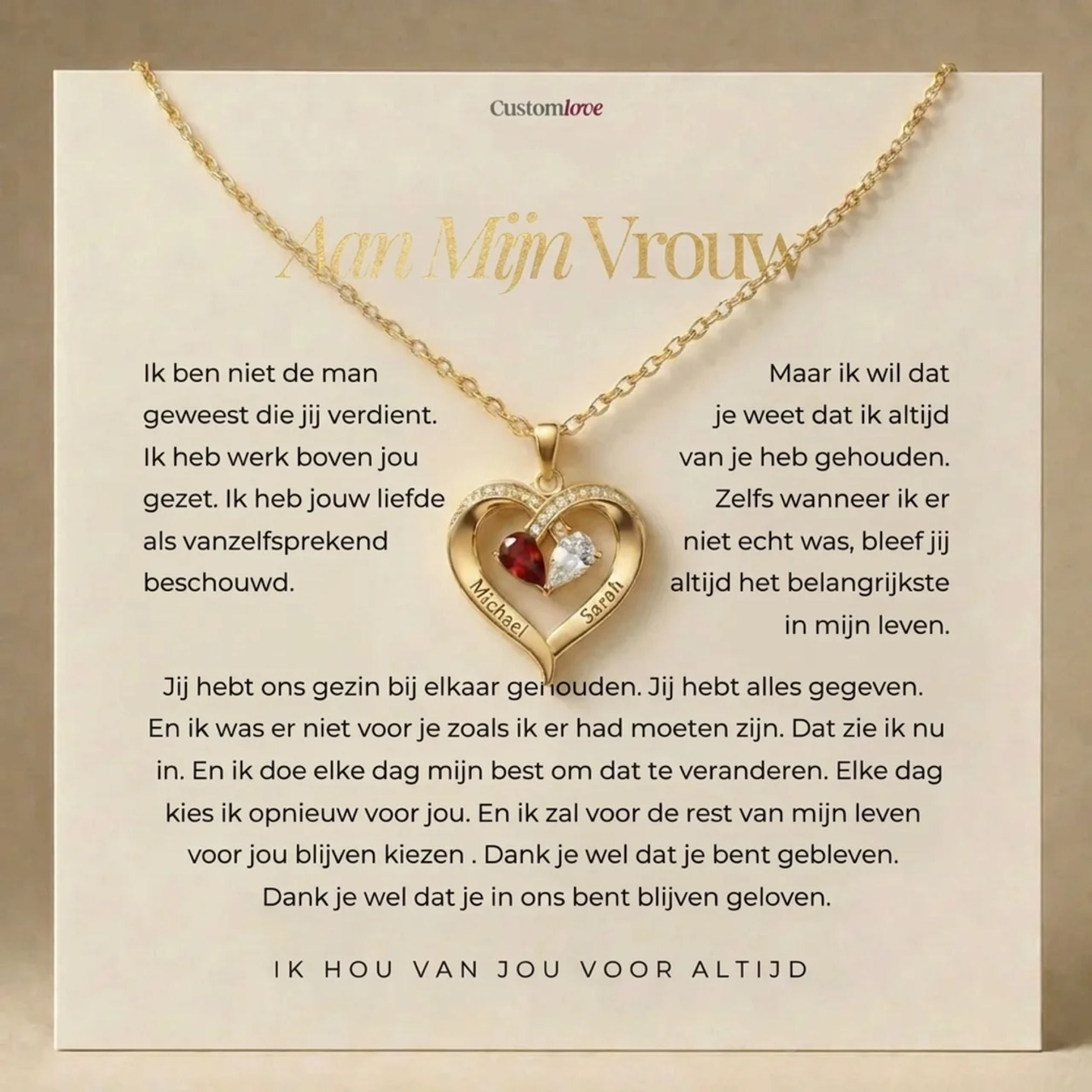 Aan Mijn Vrouw - Bedankt Dat Je In Ons Gelooft