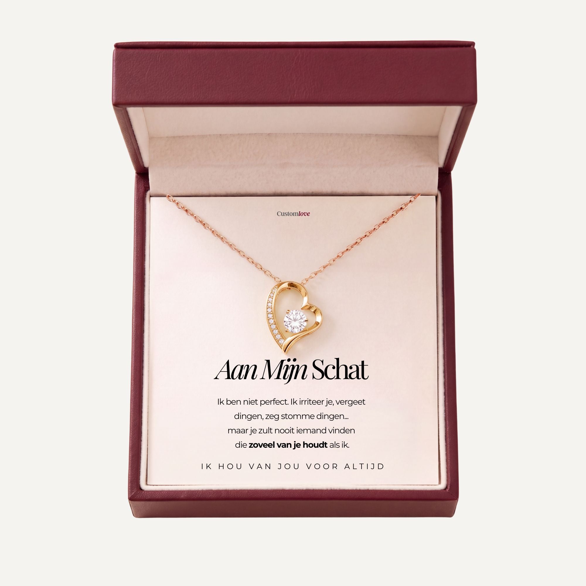 Aan Mijn Schat - Forever Love Ketting