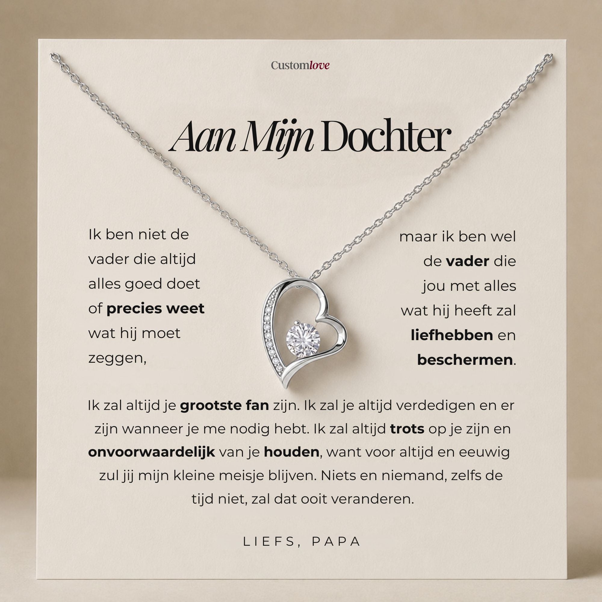 Aan Mijn Dochter – Ik Ben Je Grootste Fan – Van Papa