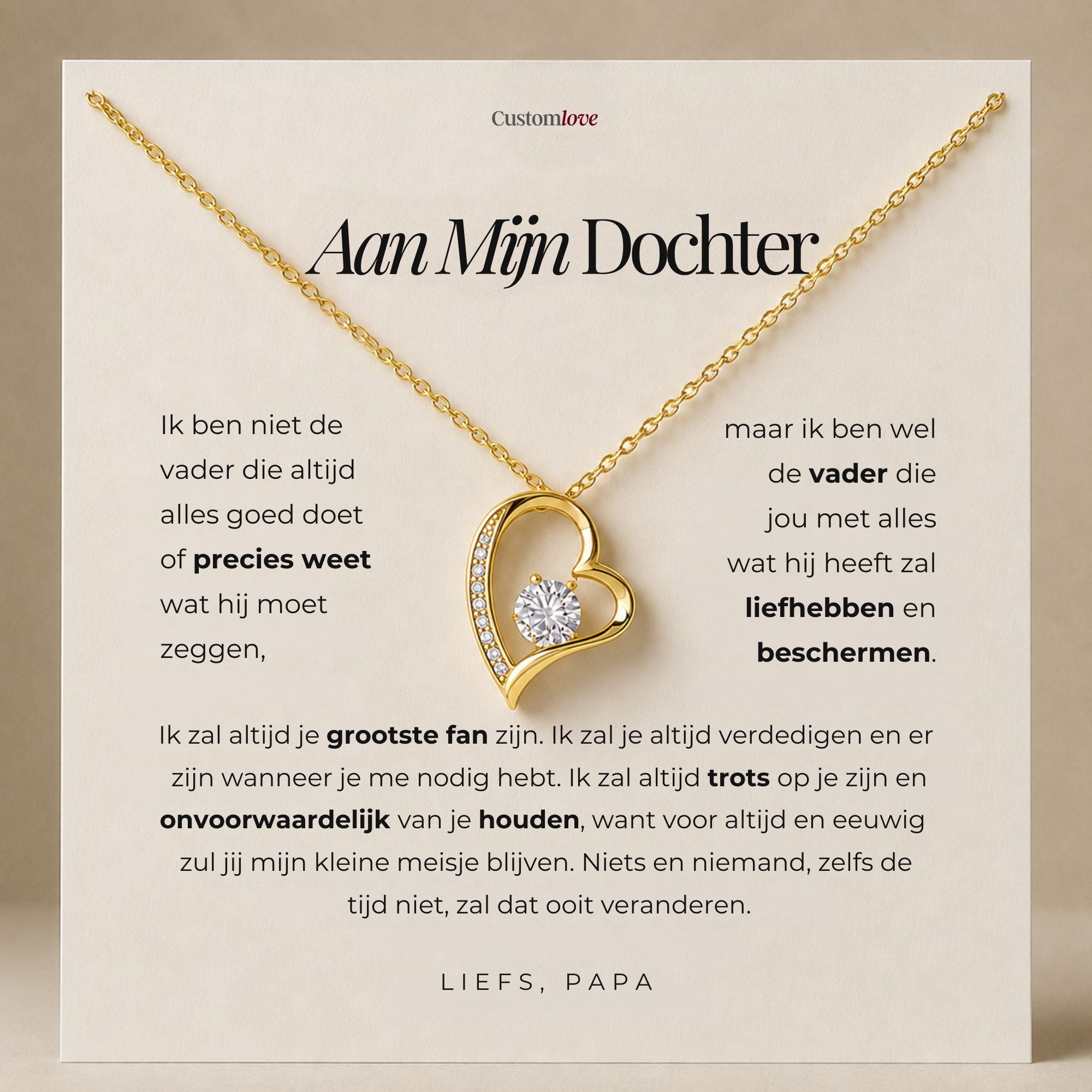 Aan Mijn Dochter – Ik Ben Je Grootste Fan – Van Papa
