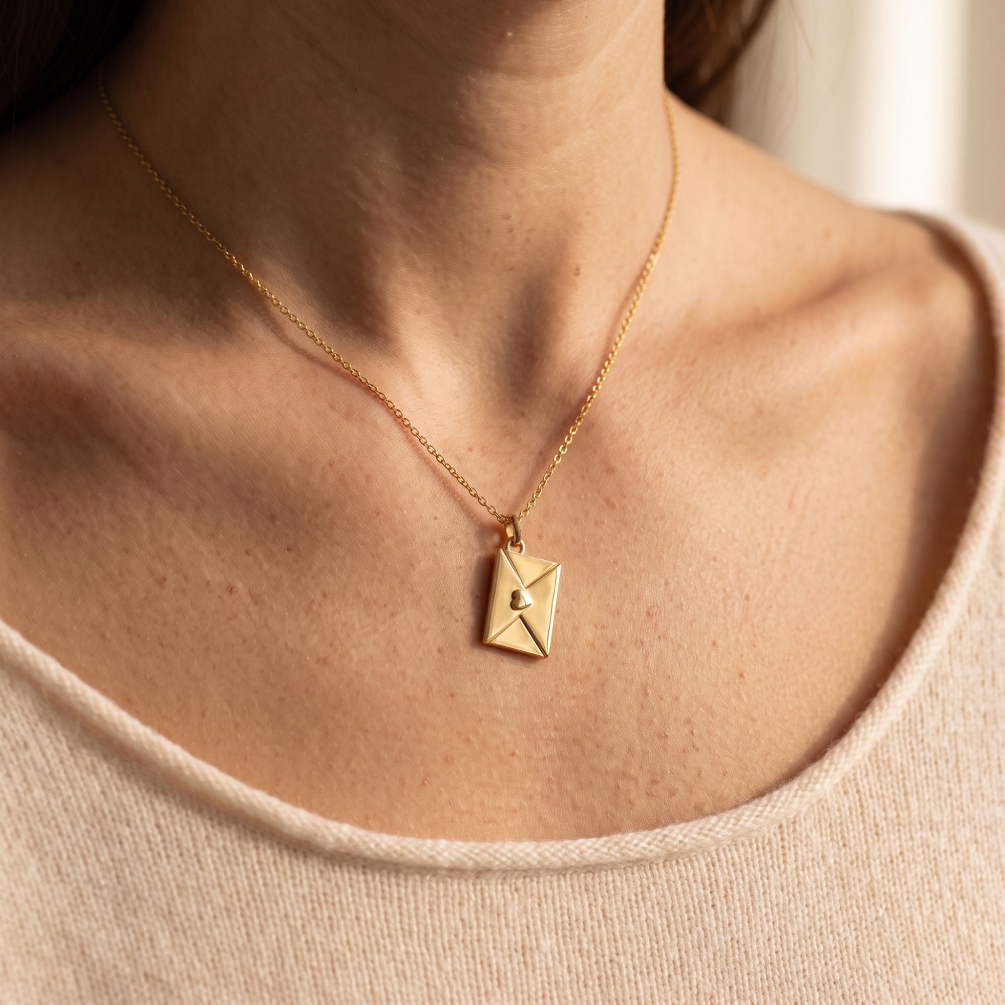 Aan Mijn Schat - Ketting Met Liefdesbrief