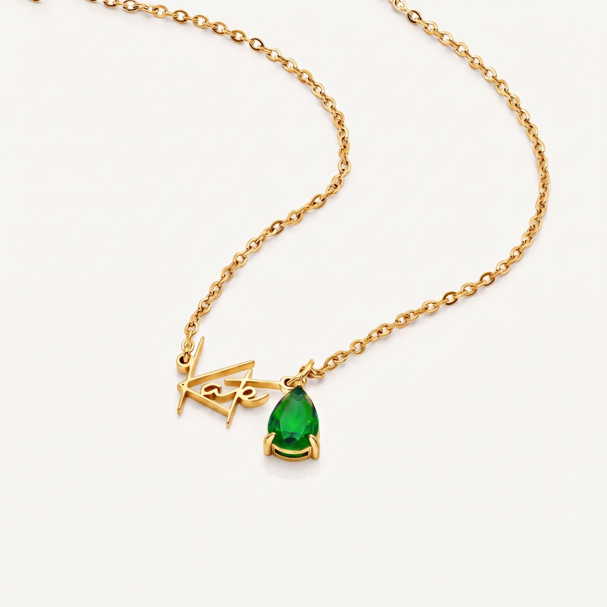 Aan Mijn Dochter – Ik Ben Trots Op Jou – Gepersonaliseerde Ketting Met Geboortesteen