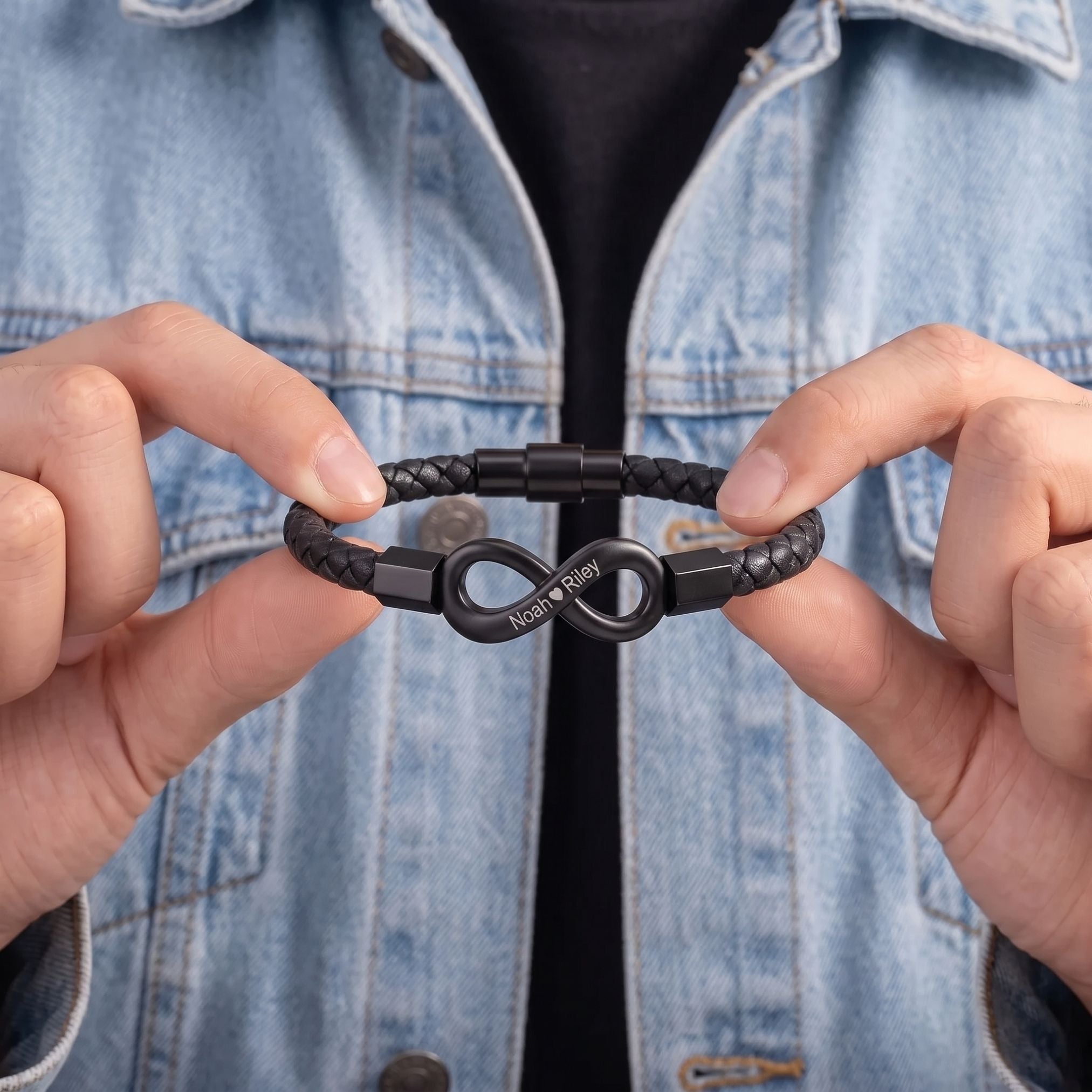 Aan Mijn Man – Ik Zou Elke Keer Opnieuw Voor Jou Kiezen – Gepersonaliseerde Infinity Armband
