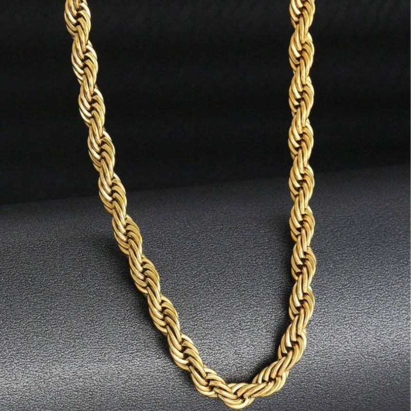 Verguld Twist Ketting Ketting - Jongens Ketting