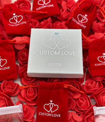 CustomLove engraved hearts necklace