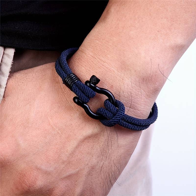 Aan Mijn Kleinzoon - Ik hou voor altijd van jou - Nautische Armband