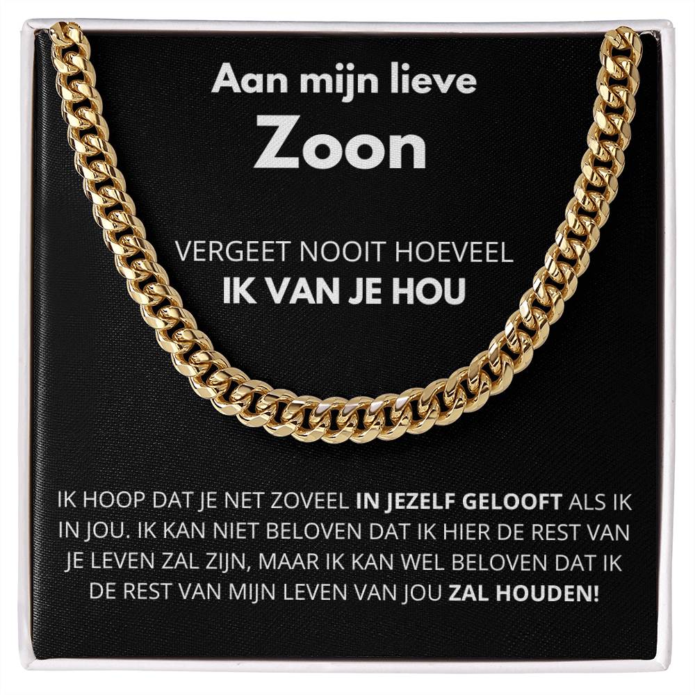 Aan mijn lieve zoon - Cuban Chain