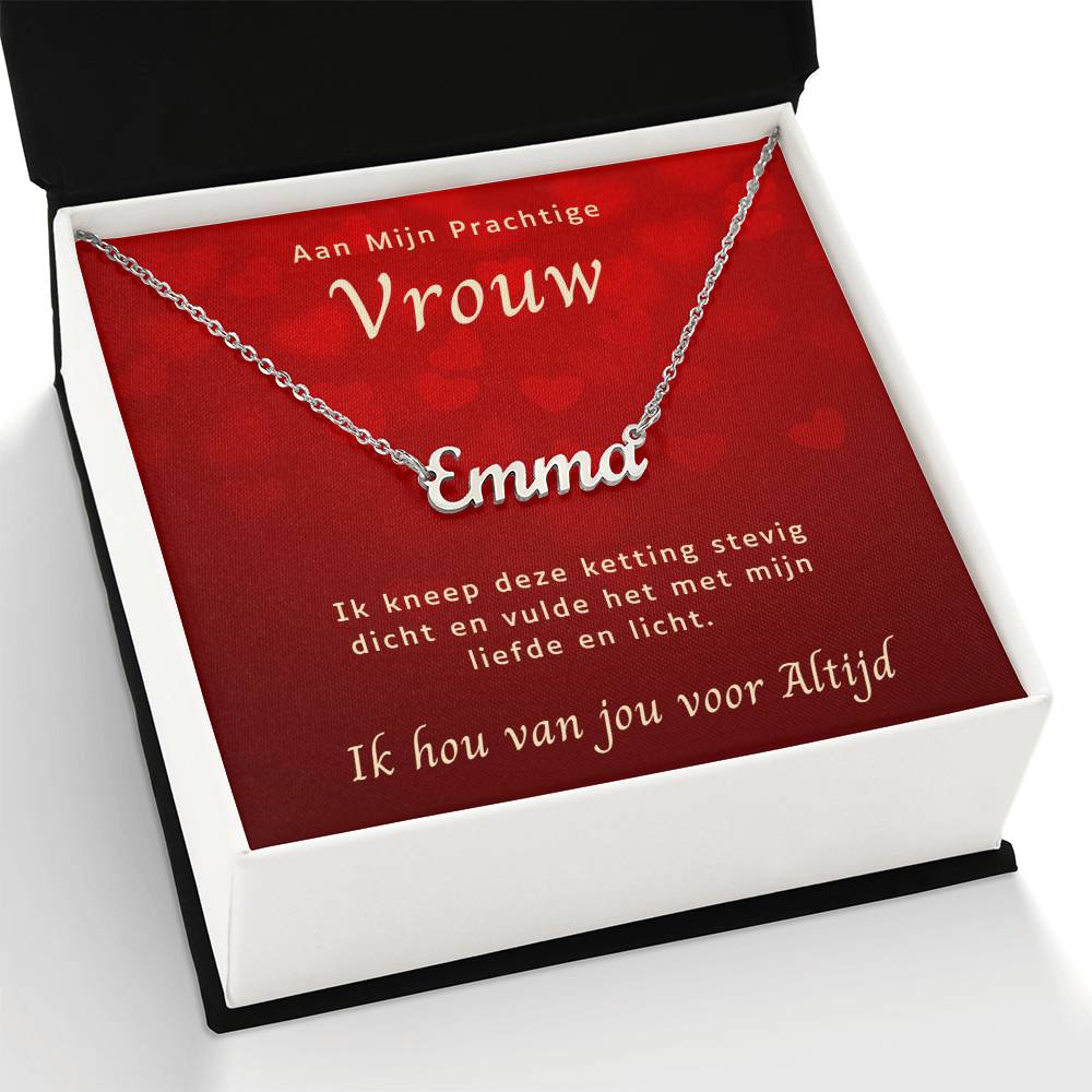 Aan Mijn Vrouw - Naam Ketting