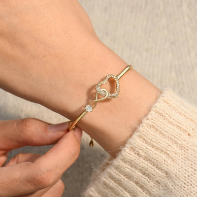 Grootmoeder & Kleindochter - Infinity Hart Armband