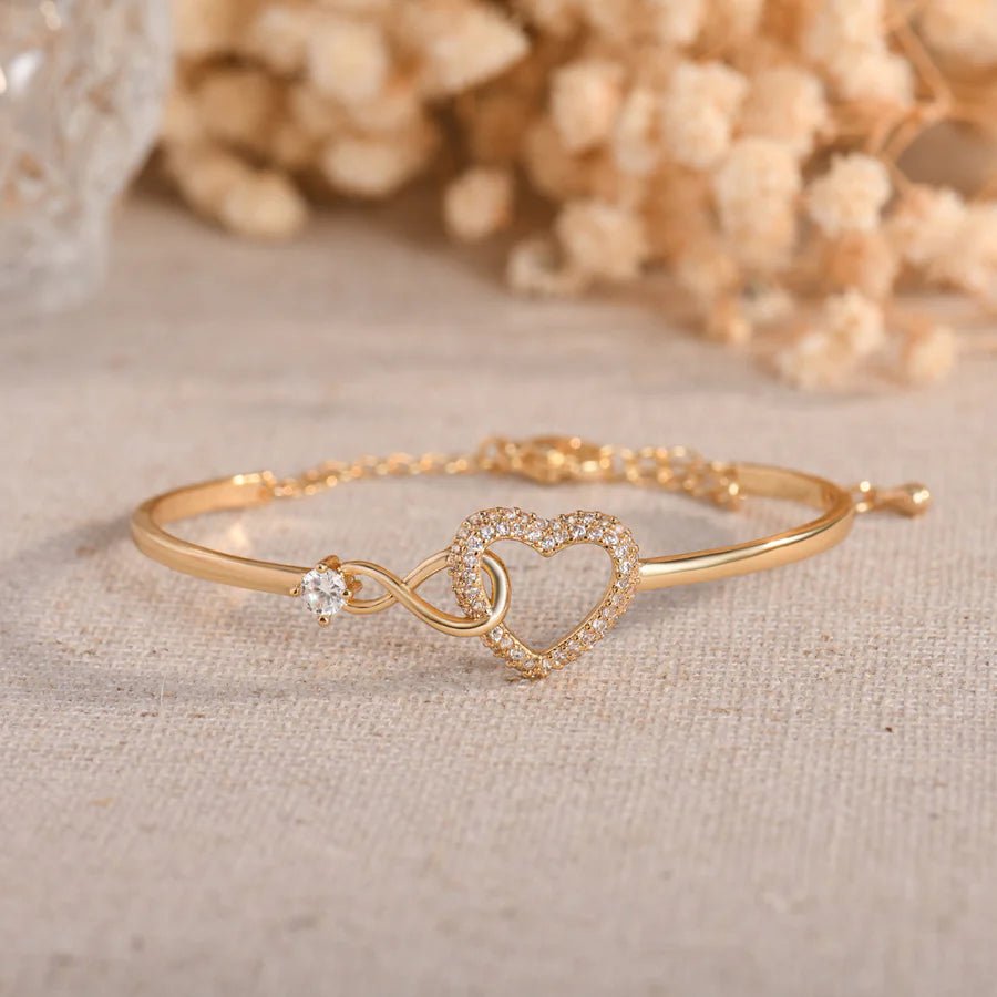 Grootmoeder & Kleindochter - Infinity Hart Armband