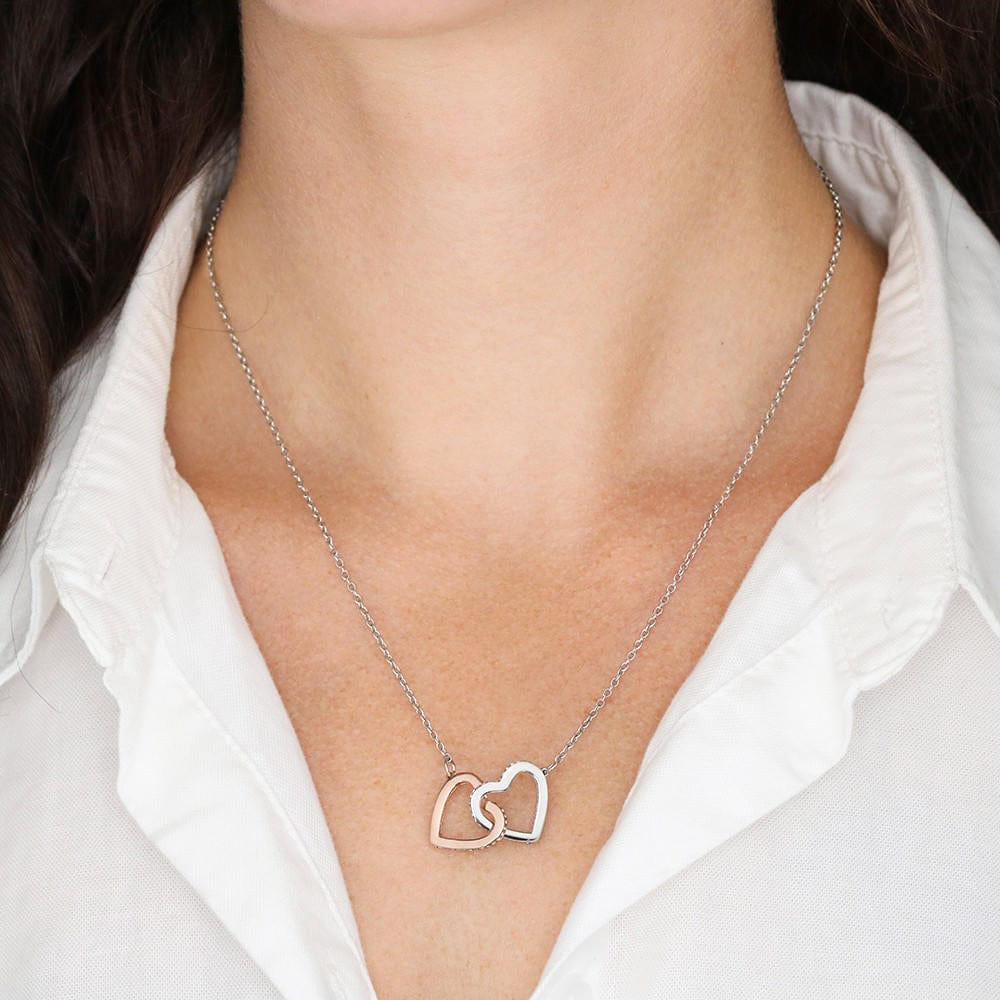 Aan Mijn Dochter - Ik ben trots op je - Harten ketting - CustomLove.nl