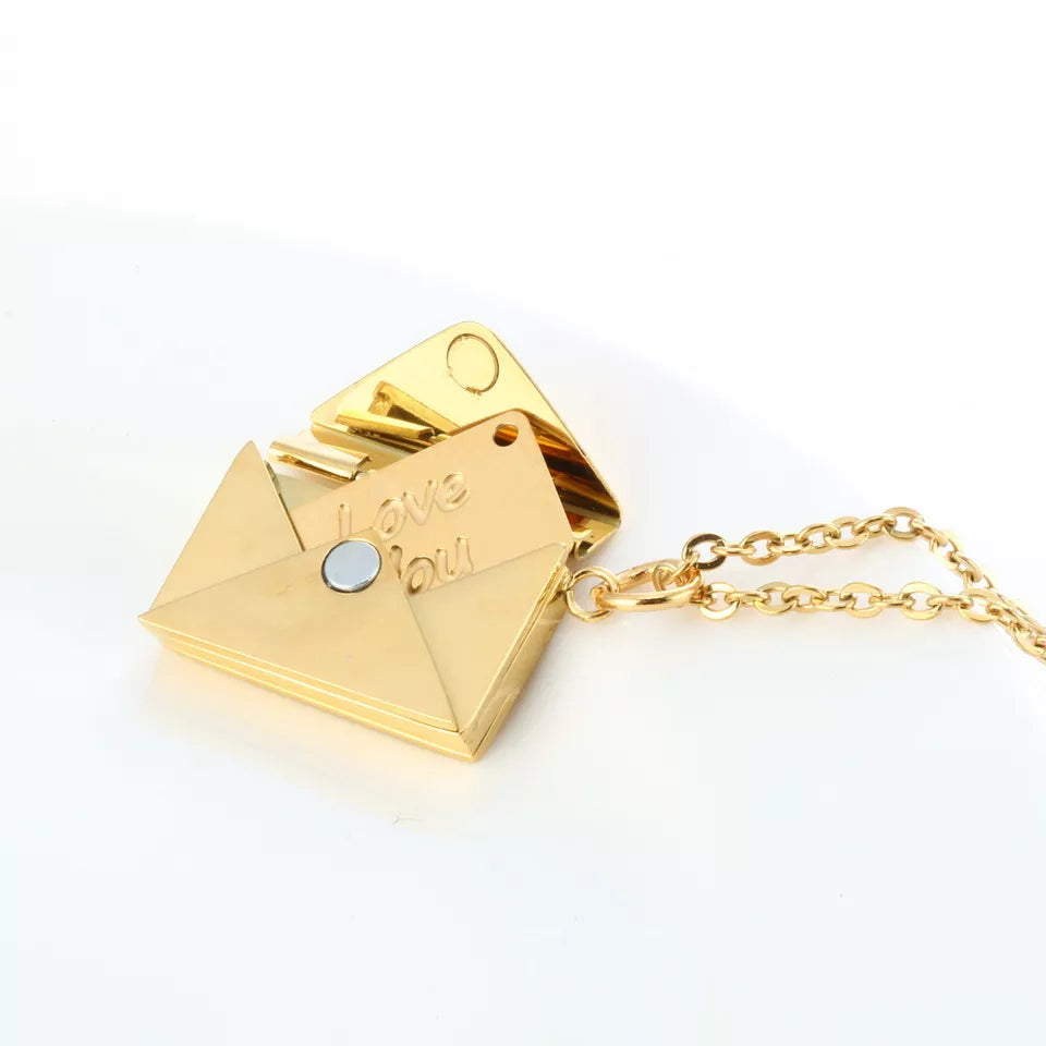 Aan Mijn Schat - Ketting Met Liefdesbrief