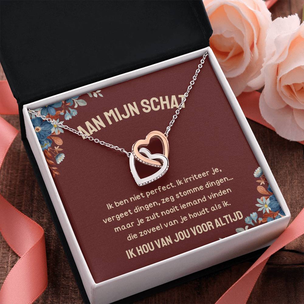 Aan Mijn Schat - Harten ketting - CustomLove.nl