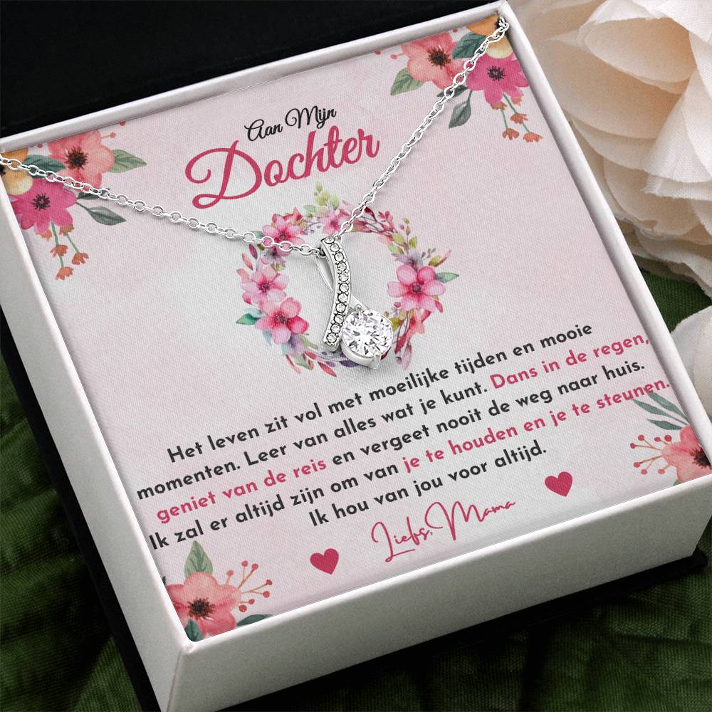 Aan Mijn Dochter - Geniet van de rit - Alluring Schoonheid Ketting - CustomLove.nl