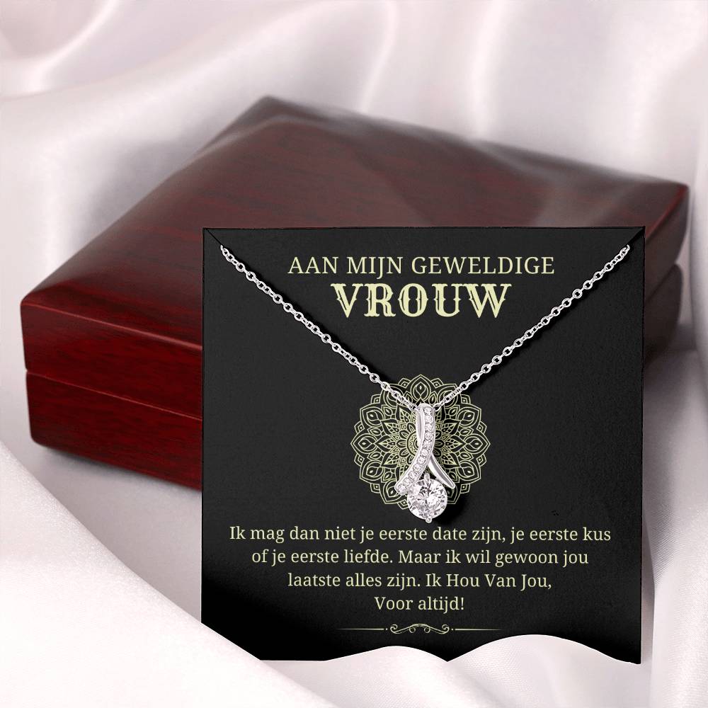 Aan Mijn Vrouw - Ik hou van jou, voor altijd en eeuwig - Alluring Schoonheid Ketting