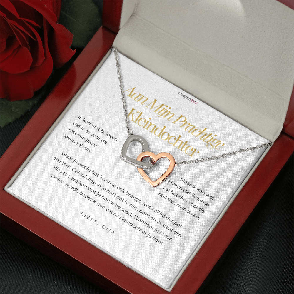 Aan Mijn Kleindochter - Harten Ketting - Van Oma