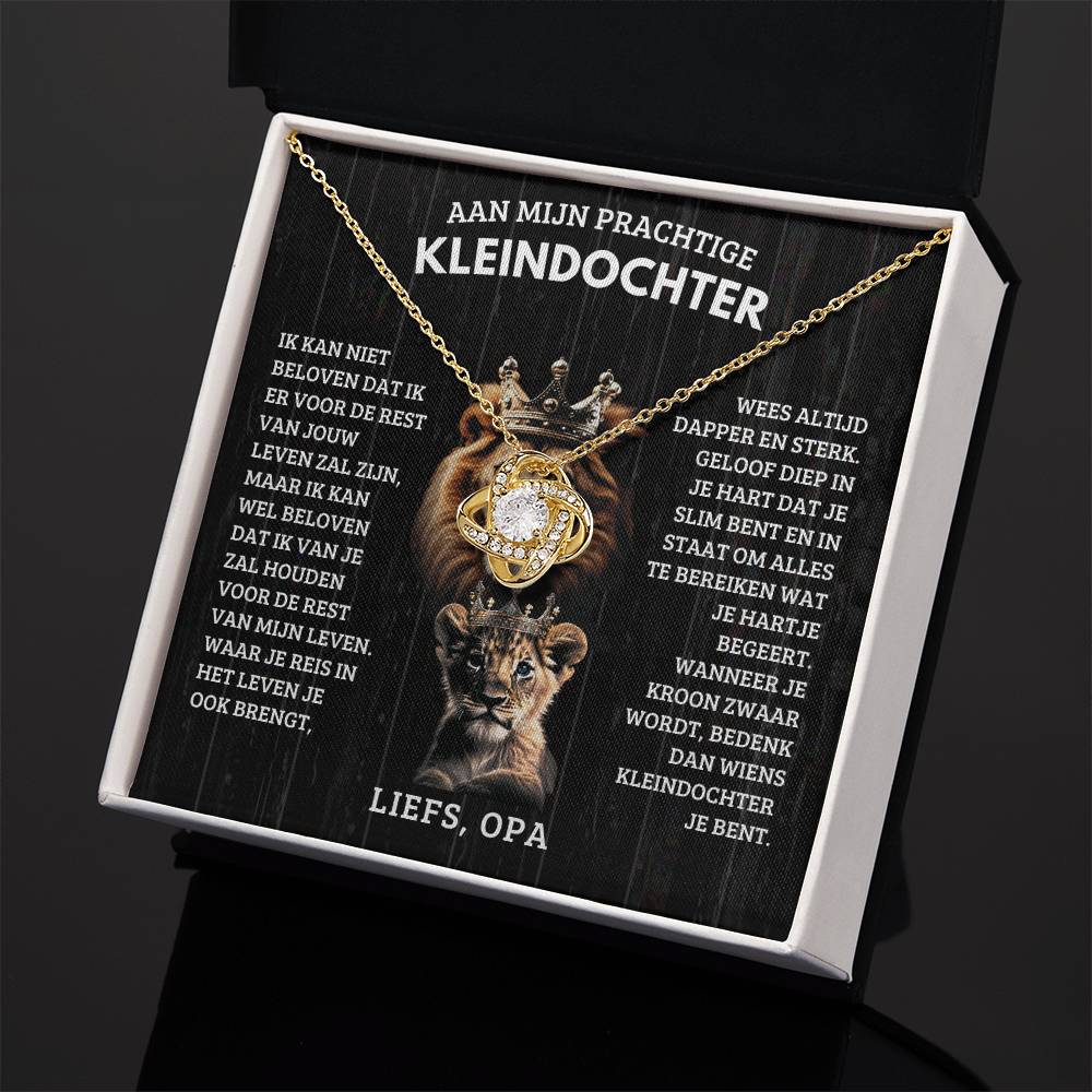 Aan Mijn Kleindochter - Oude Leeuw En Welp - Liefs Opa - CustomLove.nl