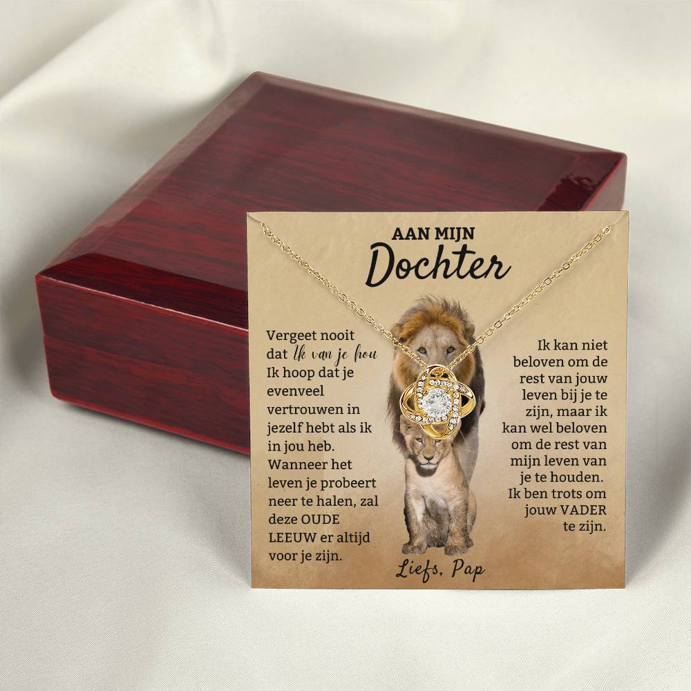 Aan Mijn Dochter - Trots op jou - Love Knot - CustomLove.nl