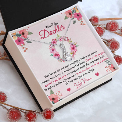 Aan Mijn Dochter - Geniet van de rit - Alluring Schoonheid Ketting - CustomLove.nl