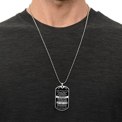 Aan mijn zoon - Mijn Mooiste Hoofdstuk - Luxe Dog Tag Ketting