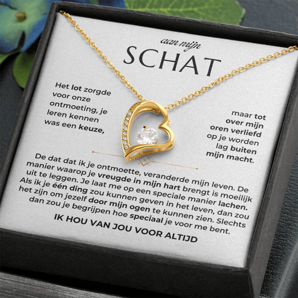 Aan Mijn Schat - Jij Maakt Mijn Hart Gelukkig - Hart Ketting