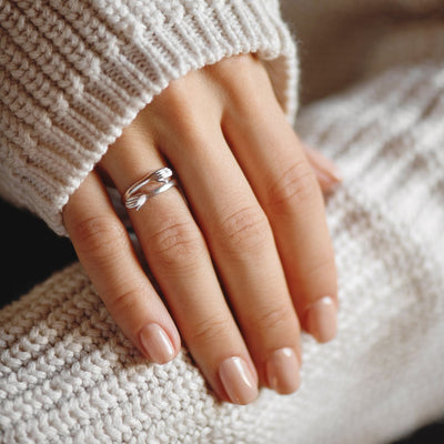 Silver Hug Ring