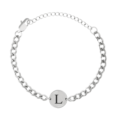 Coin Armband met Initiaal