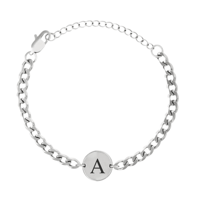 Coin Armband Met Initiaal - CustomLove.nl