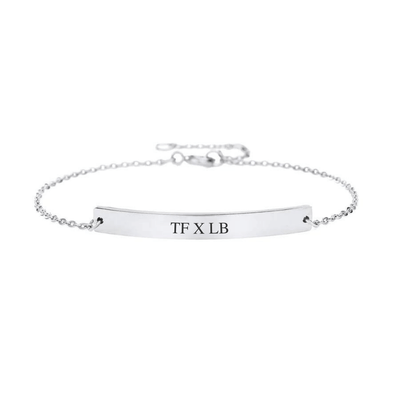Gegraveerde Dames Armband met Initialen - CustomLove.nl