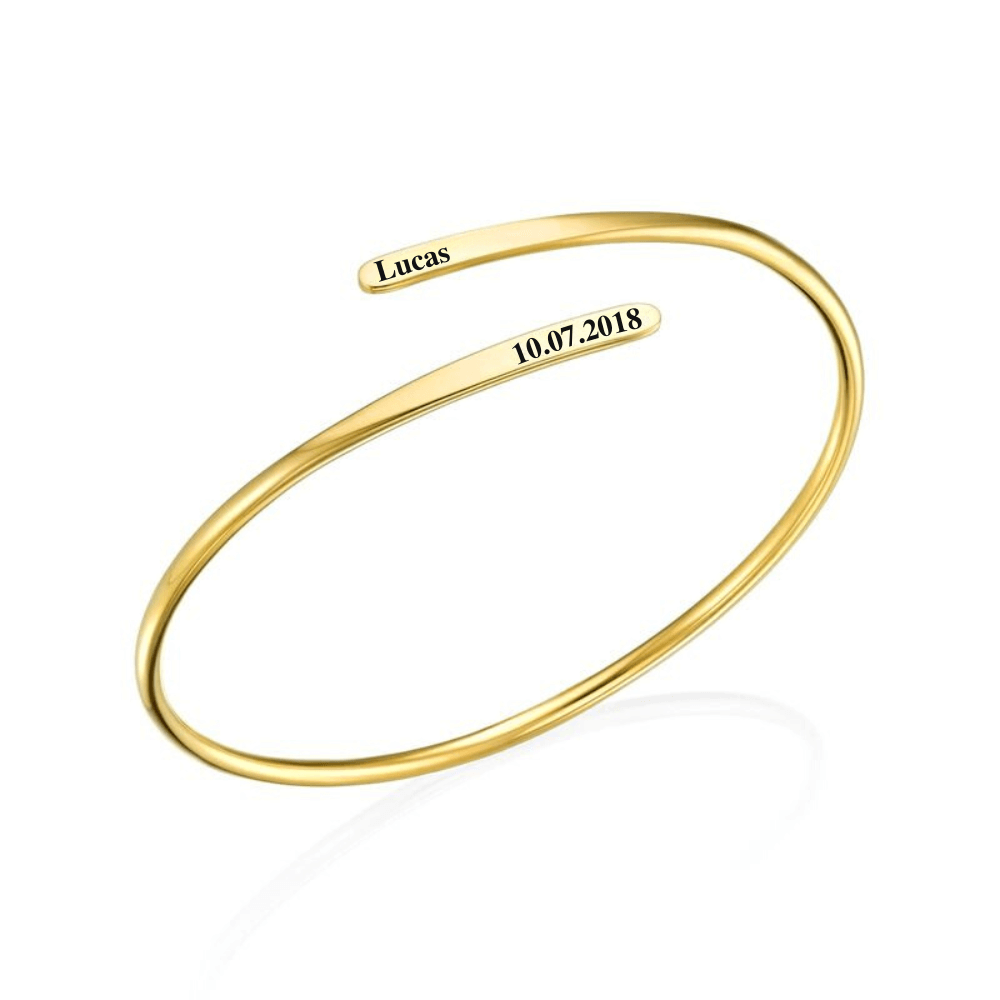 Verstelbare Armband met Gravure - CustomLove.nl
