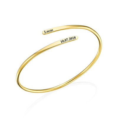 Verstelbare Armband met Gravure - CustomLove.nl