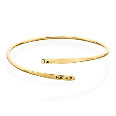 Verstelbare Armband met Gravure - CustomLove.nl